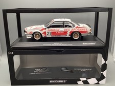Modellini auto 1:18 Minichamps BMW 635 CSi 24h Spa 1985 #21 con scatola originale