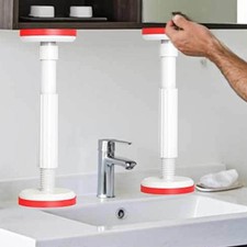 2 pezzi di pali di supporto telescopici per mobili, gambe per armadi,