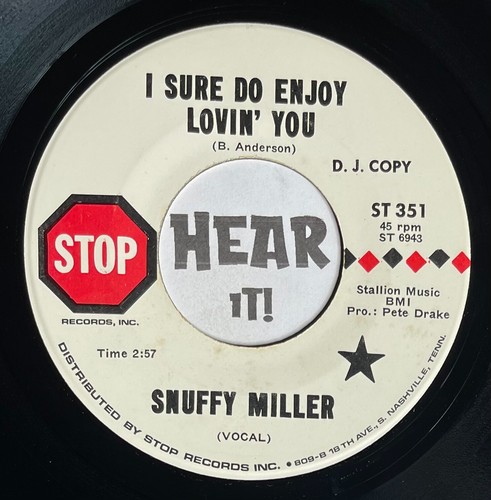 Obscure honky tonk snuffy - obscure, 45