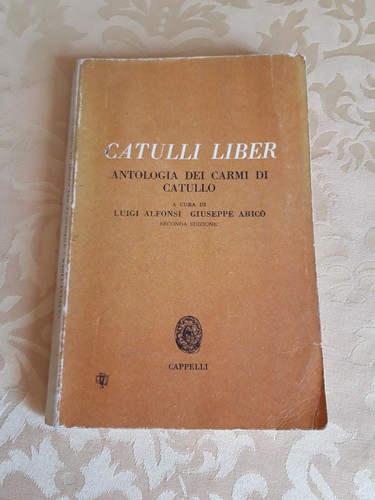 Catulli liber antologia dei - -,