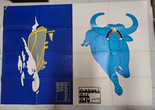 Lotto Poster Manifesti Manuel Ritz Rirò Design Marco Caroli Anni 70 Pipò Riró A4