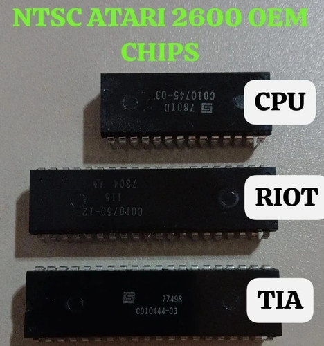 Atari 2600 chip produttore oem - atari,