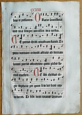 Foglio Incunabolo Postale