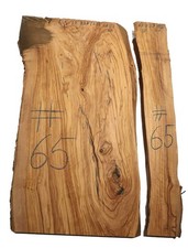 2x Legno di ulivo legno di