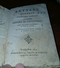 ANTICO LIBRO-LETTERE MODERNE -