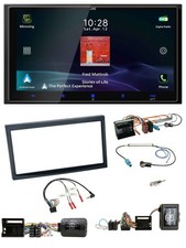 JVC USB Bluetooth 2DIN DAB volante autoradio per Peugeot 307 2006-2009 PDC