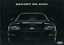 Brochure Auto FORD Escort RS