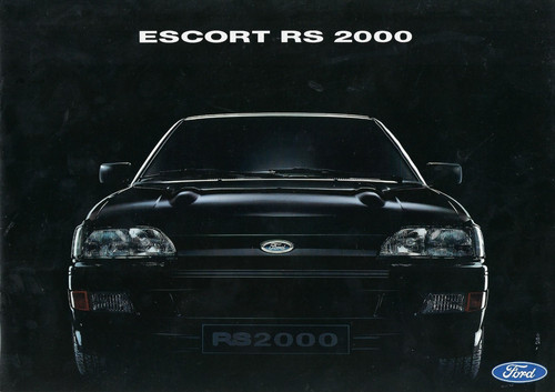Brochure auto ford - escort, rs