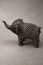 Statuina elefante in bronzo