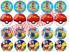 20PZ POKEMON CUPCAKES / COPRI - BISCOTTI Mini - Ostia per biscotto