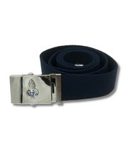 CINTURA IN COTONE BLU Polizia