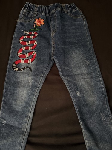 Gucci jeans bambino ricamato - gucci.,