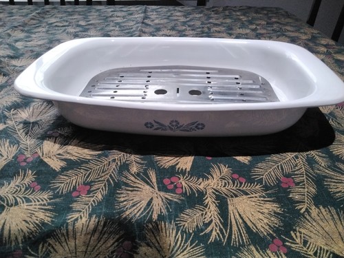 Girarrosto corning blue - girarrosto,