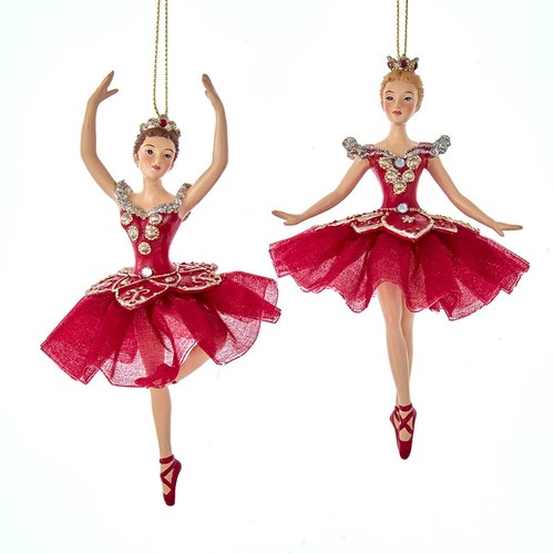 Ballerine rosse decorazioni - rosse,
