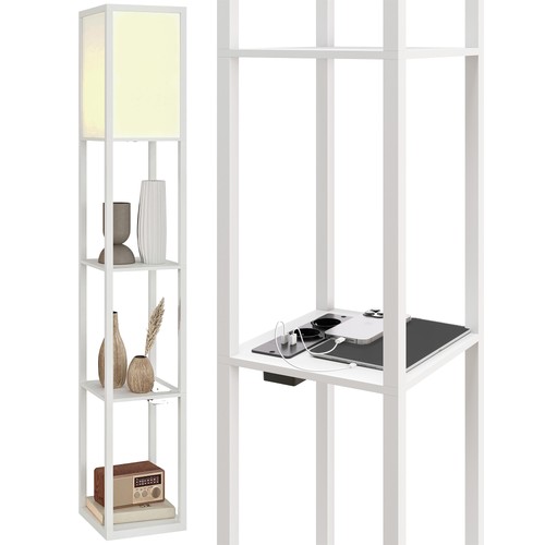 Homcom lampada terra led - homcom, da