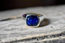 Blu Tanzanite Taglio Cushion