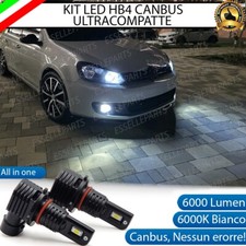 KIT FULL LED HB4 FENDINEBBIA PER VOLKSWAGEN GOLF MK6 6000K BIANCO 6000 LUMEN