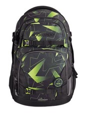 zaino scuola coocazoo Porter zaino scuola lime flash nero