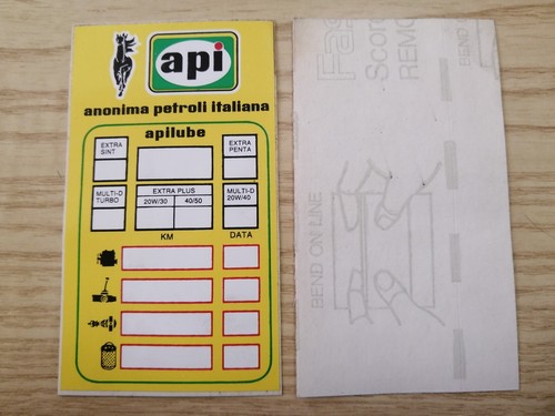 Api apilube etichetta adesivo - apilube,