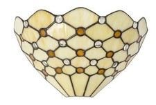 Appliques LAMPADA DA PARETE APPLIQUE in vetro TIFFANY E27 1 x 80 watt collezione