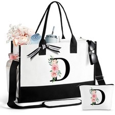 Borsa tote in tela floreale