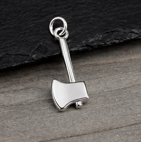 Charm ascia argento - charm,