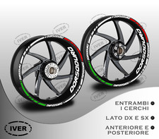 Adesivi cerchi aprilia dorsoduro 750 900 1200 colorazione italia moto