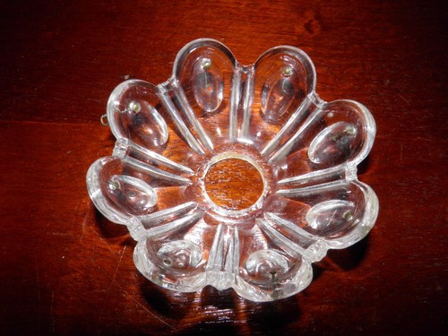 Lampadario bobeche vintage