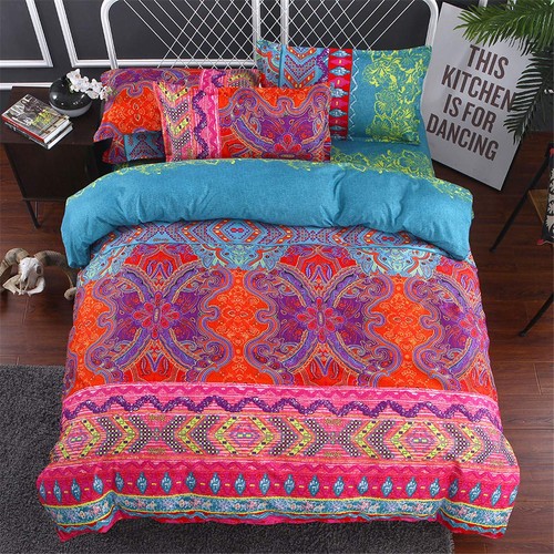 Set lenzuola boho colorato
