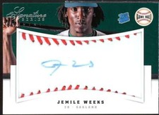 Jemile Weeks RC 2012 Panini