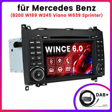 DAB + autoradio inclusa DVD EQ GPS navigatore per Mercedes-Benz classe A/B Sprinter Vito