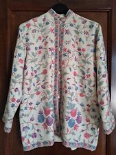 Giacca Ricamo Floreale Kashmir India Cachemire Cashmer Coreana Vintage Elegante