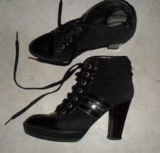 PRESTIGIOSE E PARTICOLARI SCARPE ALTE  HOGAN  CON PLATEAU  n. 38 ORIGINALI 