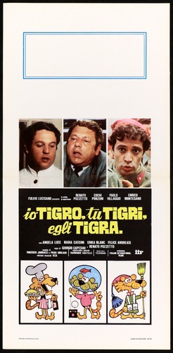 Locandina originale tigro - io,