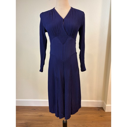 Abito vintage anni crepe - 40, s