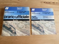 Orario Ufficiale Inverno 1988 89 Fs Ferrovie Dello Stato Treno Locomotiva