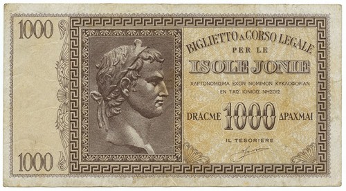 1000 dracme occupazione - 1000,