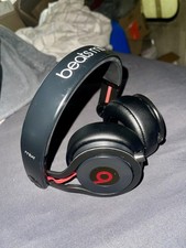 Beats by Dr. Dre Mixr Mixer On-Ear Cuffie per DJ Cablate Nero Opaco, Rosso