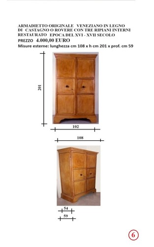 Armadio antico stile veneziano - stile,