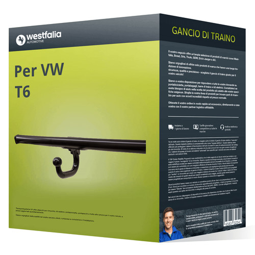 Gancio traino adatto per t6 - adatto,