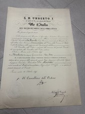 Diploma Commendatore Ordine
