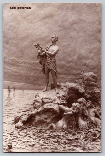 Cartolina les sirènes - cartolina,