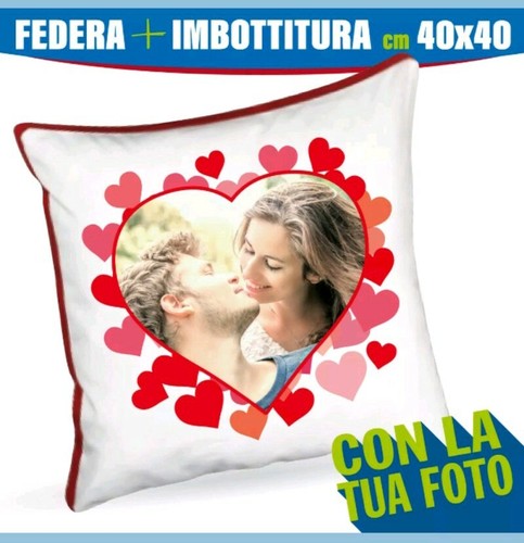 Cuscino quadrato retro rosso - cuscino,