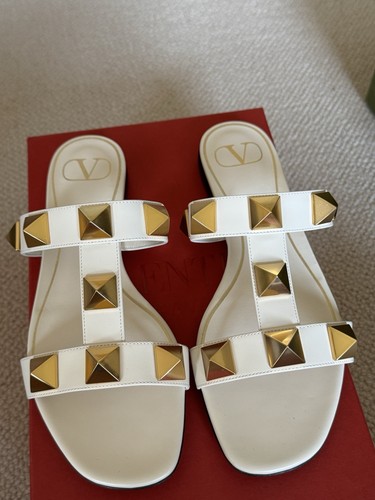 Valentino slides rockstud - rockstud, 37,5