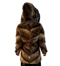 Cappotto pelliccia castoro