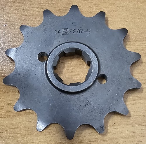 Pignone acciaio 287 denti - in,