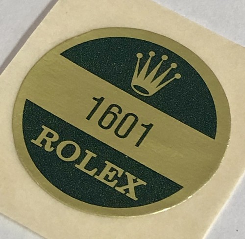 Rolex 1601 caseback sticker - rolex,