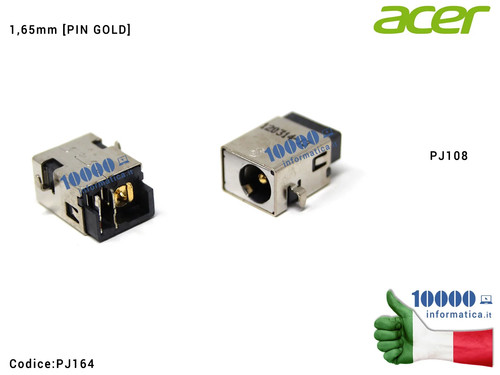 Connettore power jack pj164 - power,