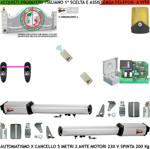 Cancello automatico metri - 5,