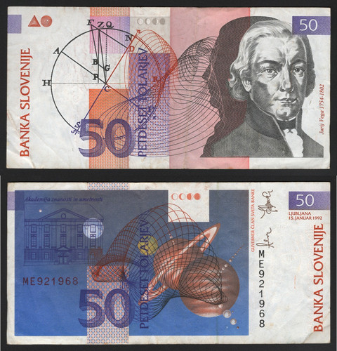 Slovenia 1992 banconota da - -,